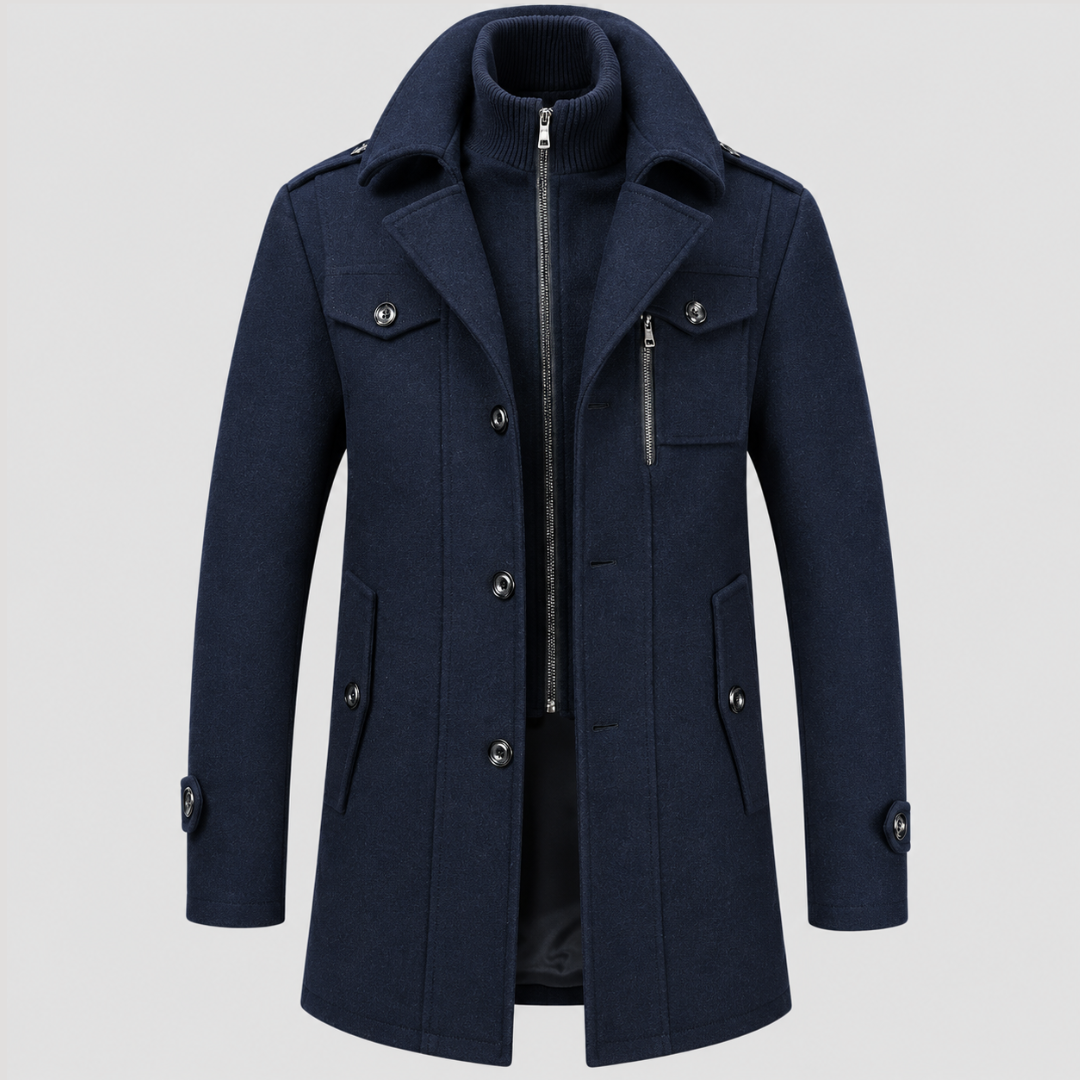 Manteau Long Structuré Homme