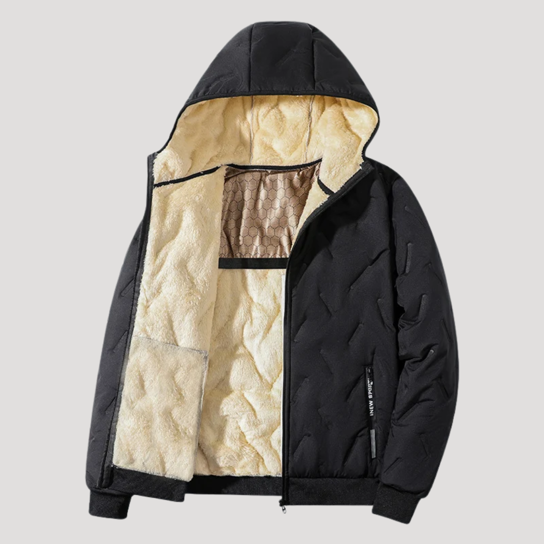Veste Matelassée Hiver à Capuche Homme