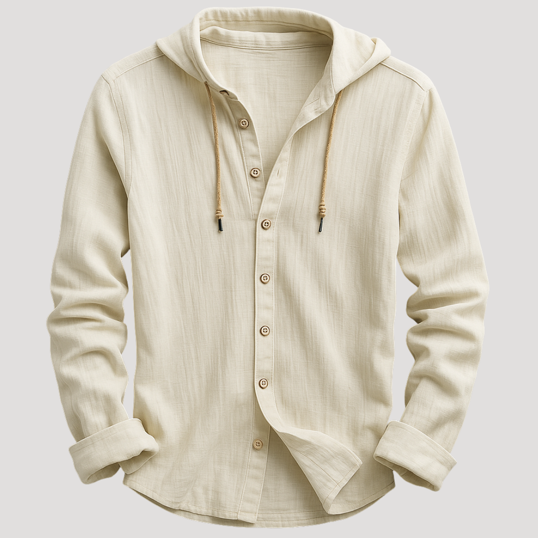 Chemise Décontractée à Capuche pour Homme