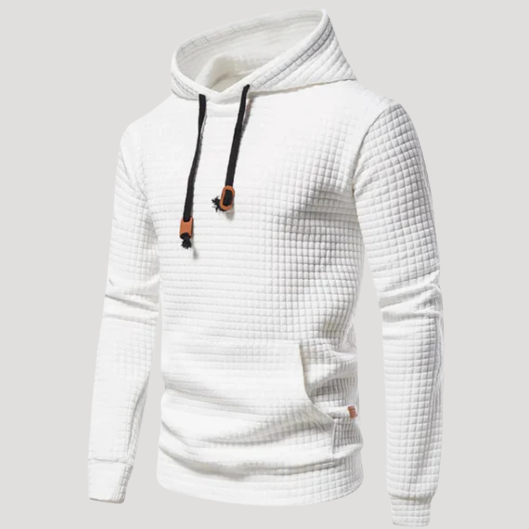 Sweat à Capuche à Texture Gaufrée pour Homme