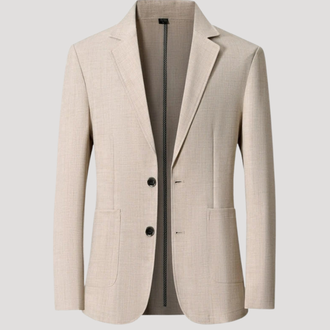 Blazer Structuré à Poches Plaquées pour Homme