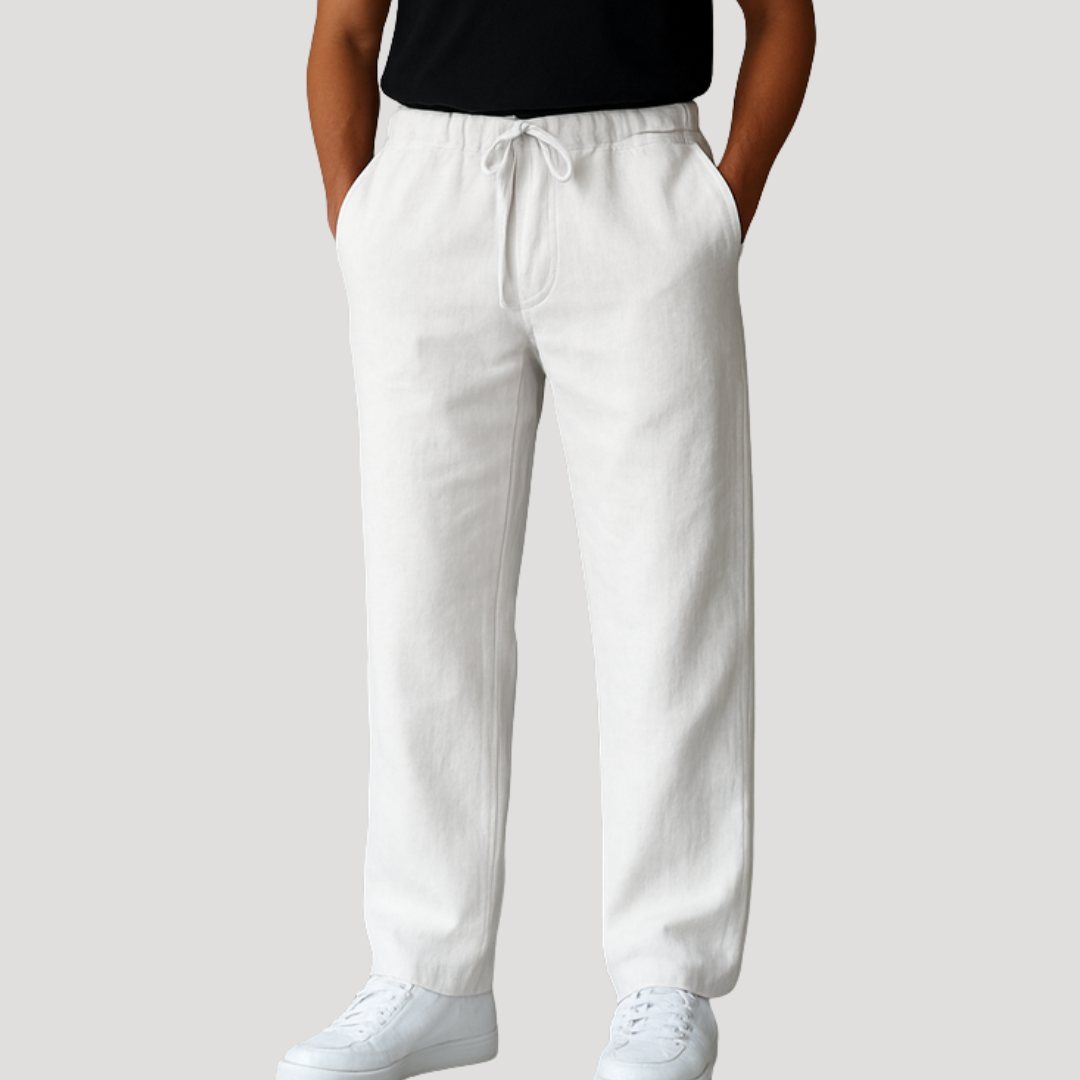 Pantalon Décontracté à Cordon pour Homme