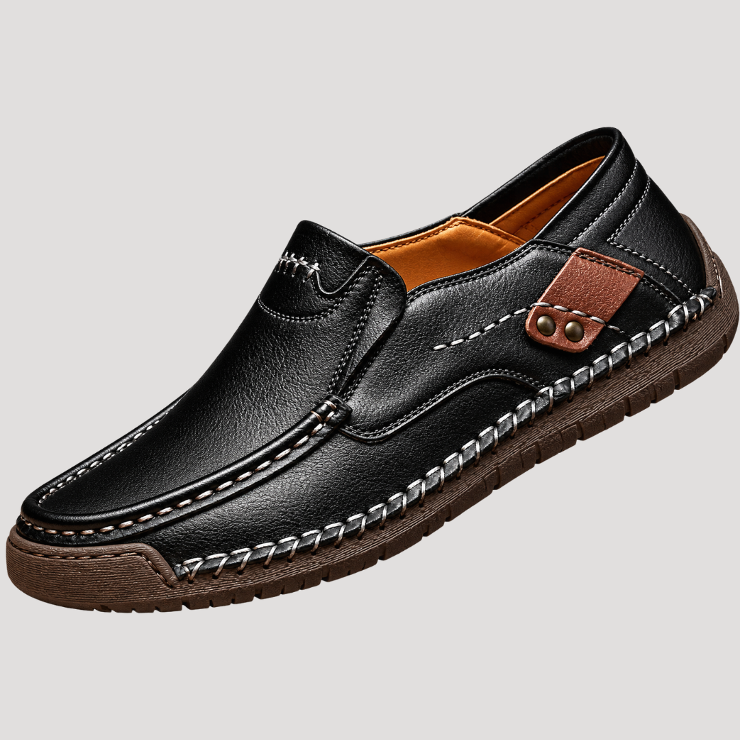 Mocassins Classiques à Bout Rond pour Homme