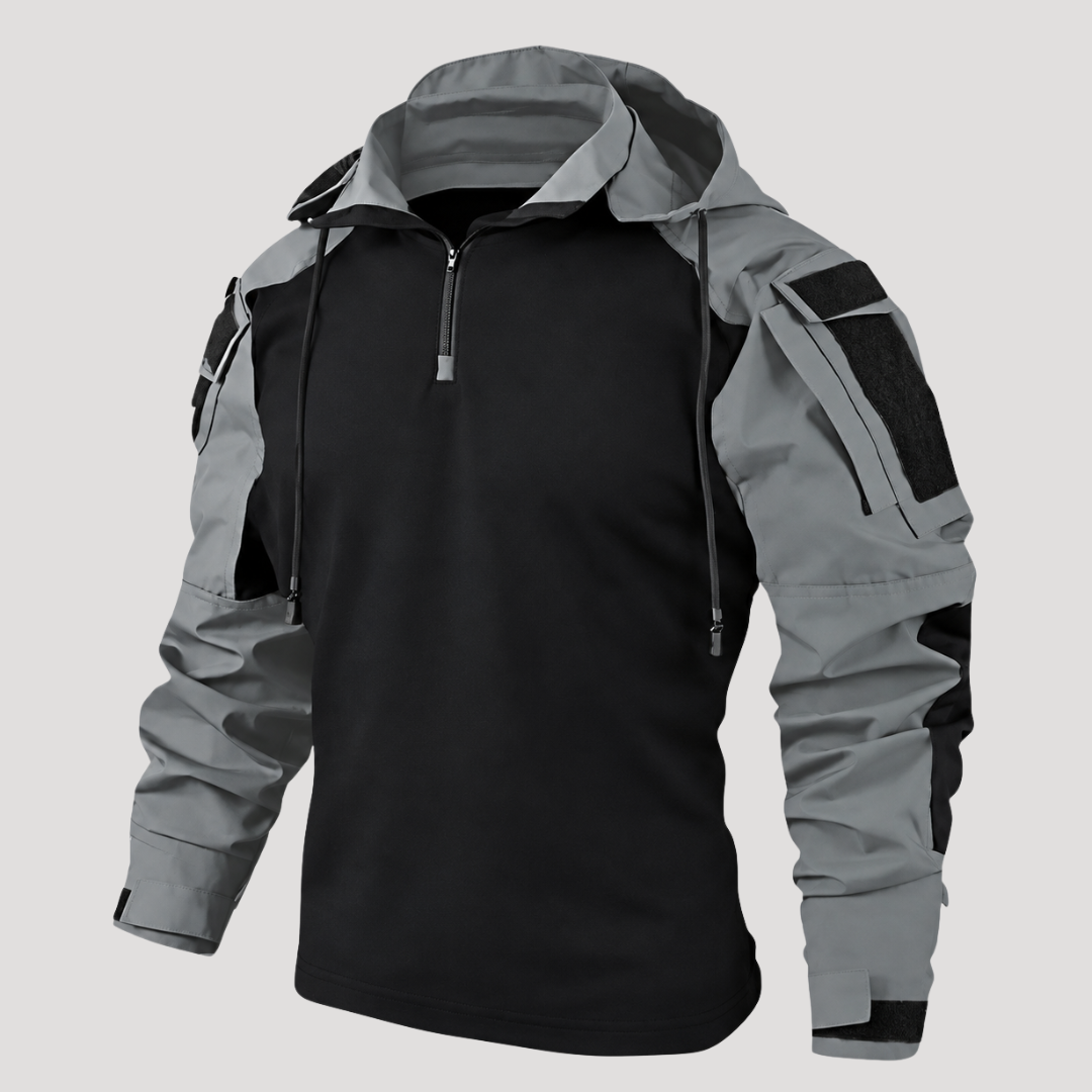 Sweat à Capuche Sport à Demi-Zip pour Homme