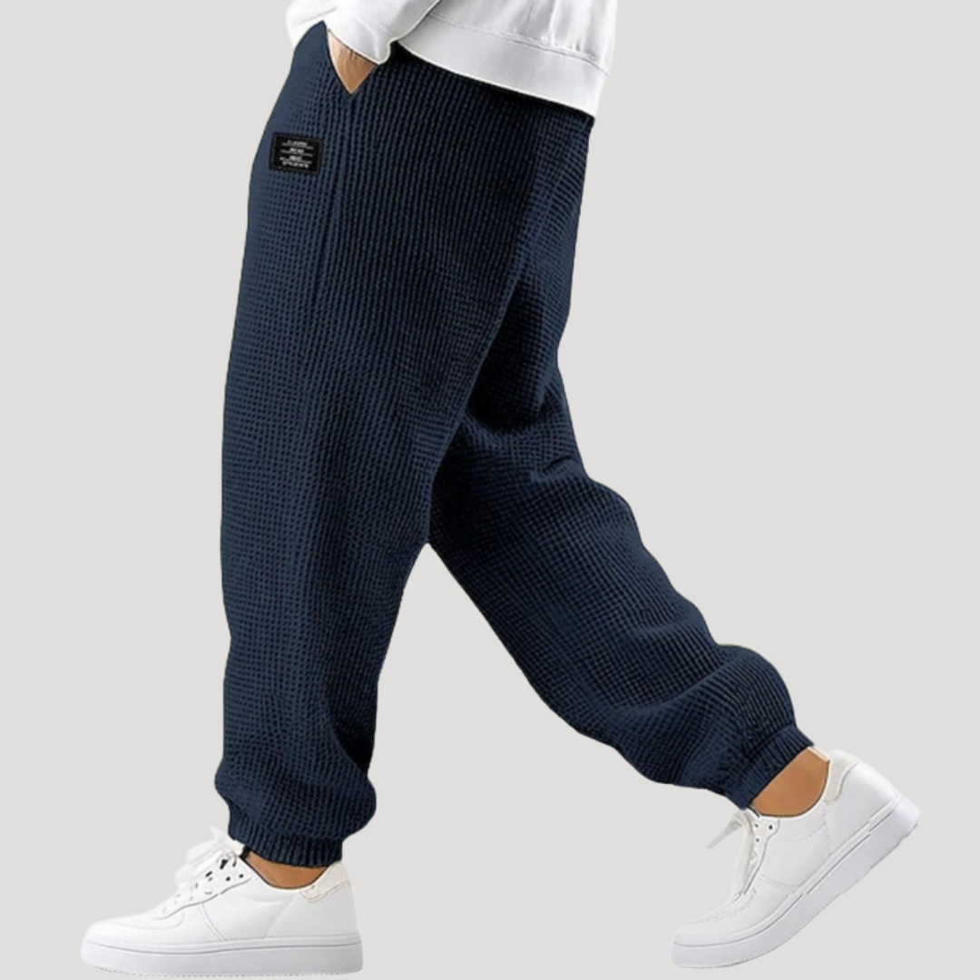 Pantalon Jogger Décontracté Texturé pour Homme