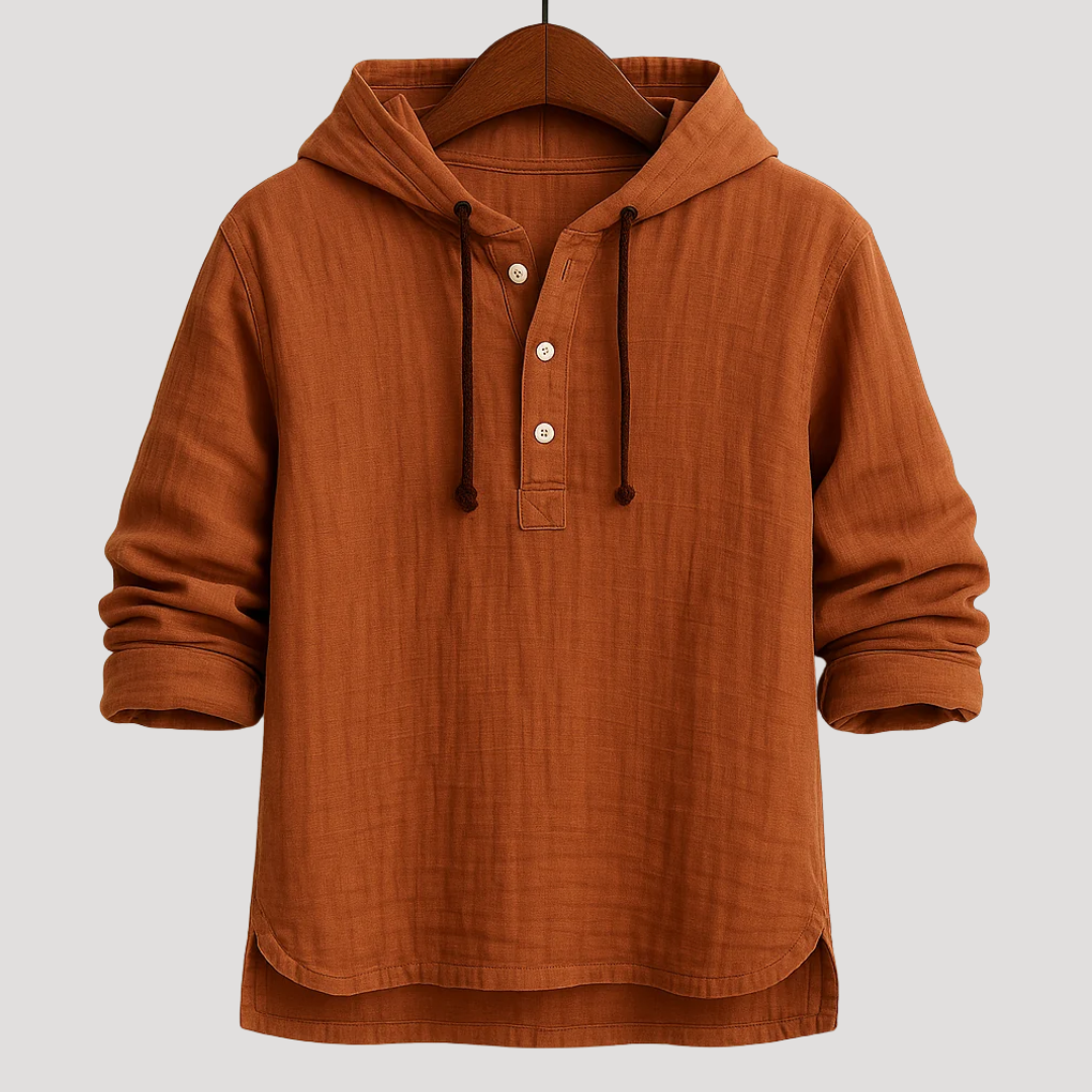 Sweat à Capuche Décontracté à Manches Courtes pour Homme