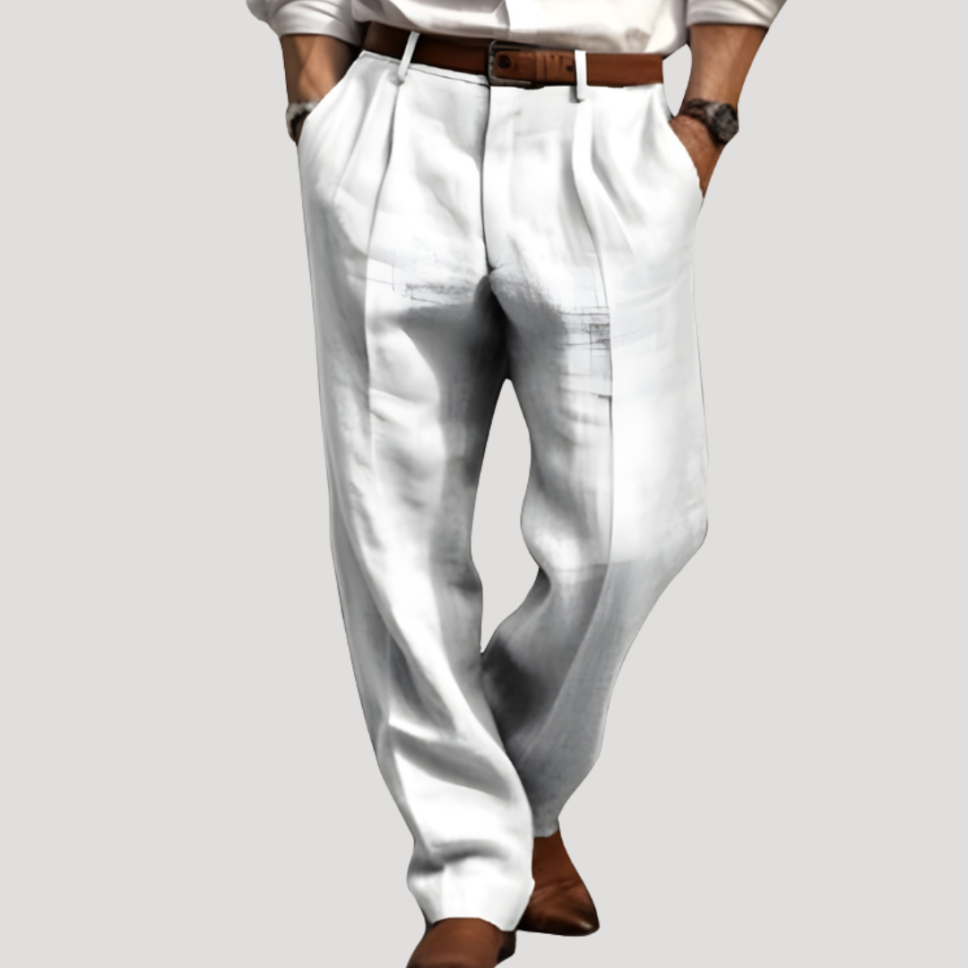 Pantalon Habillé à Pinces pour Homme