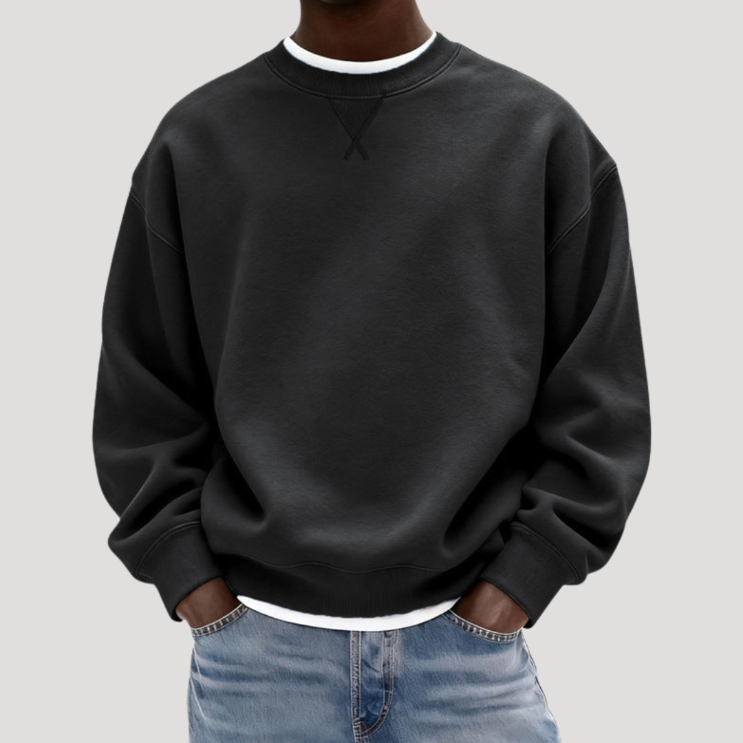 Sweat Vintage Col Rond pour Homme