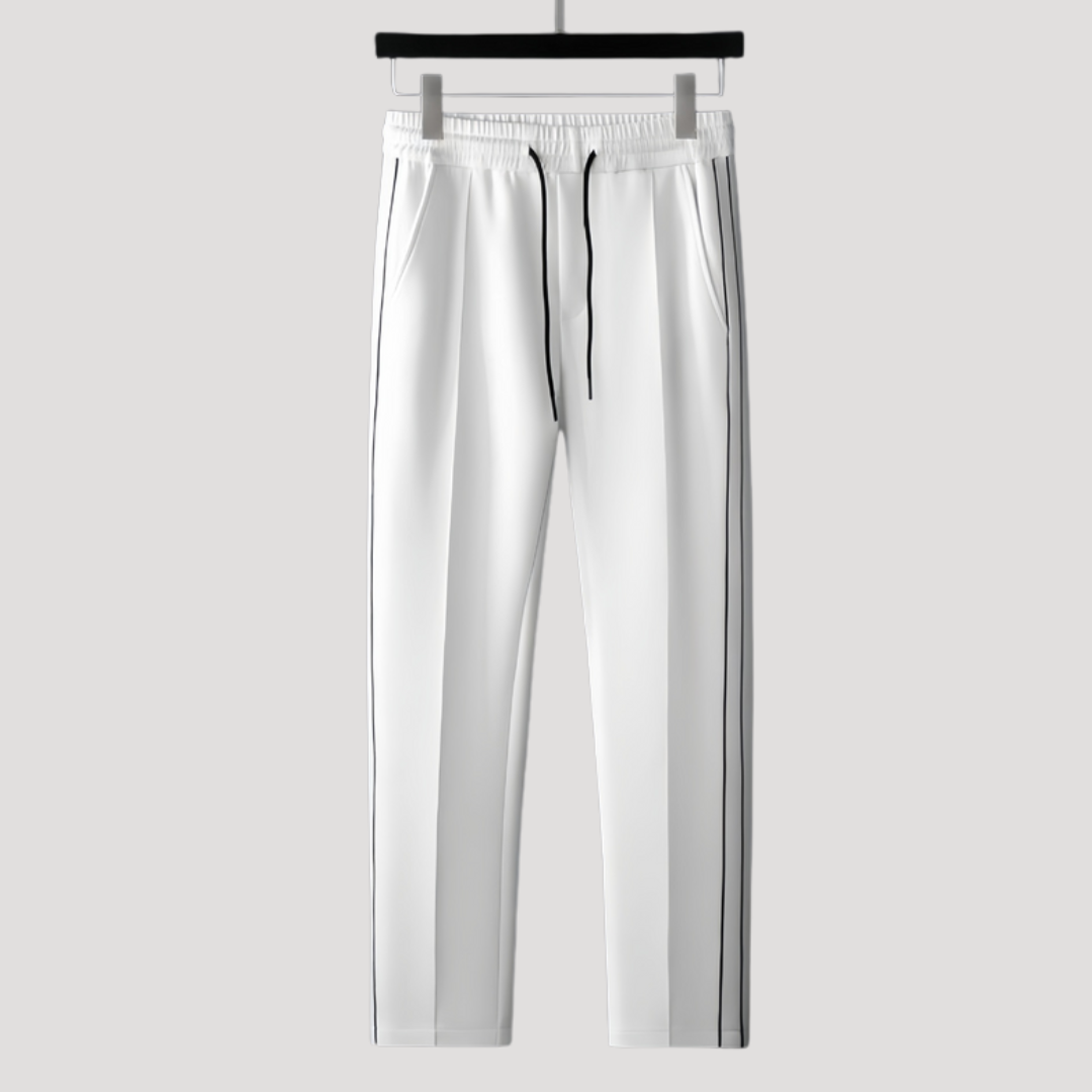 Ensemble Survêtement Zippé à Bandes Latérales Contrastées pour Homme