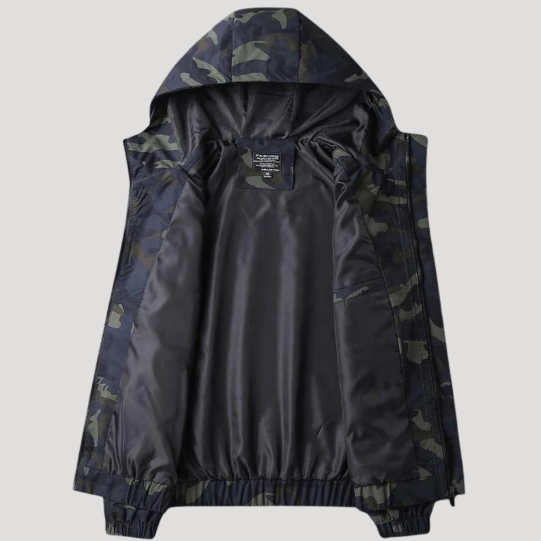Veste Militaire à Capuche pour Homme