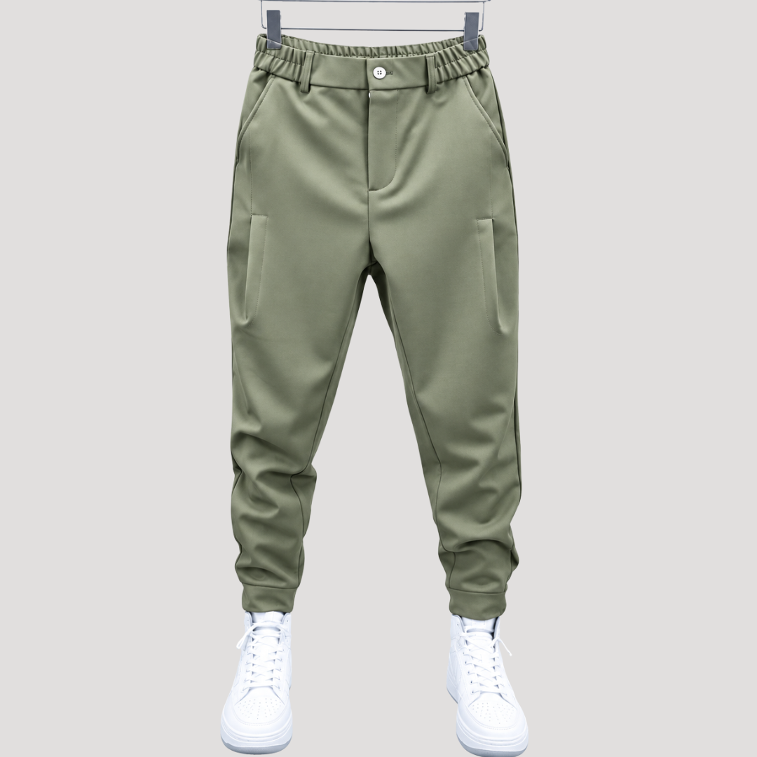 Pantalon Jogger à Pli Nervuré pour Homme