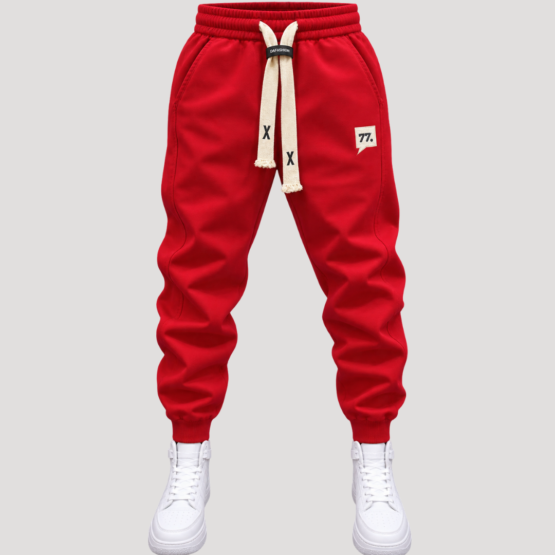Pantalon Jogger Décontracté à Cordon pour Homme