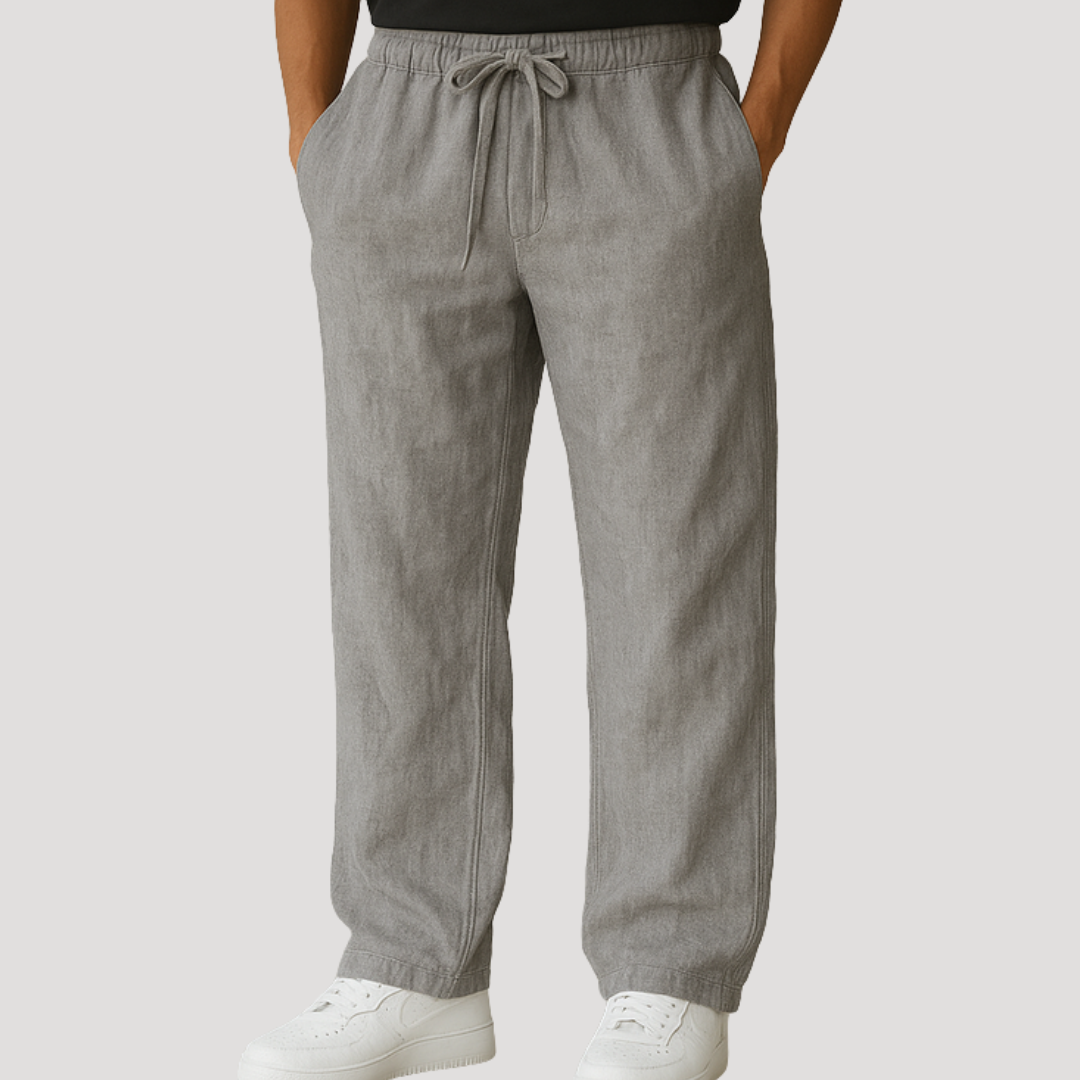 Pantalon Décontracté à Cordon pour Homme