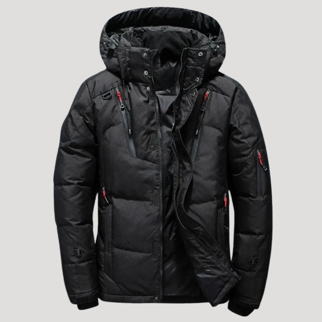 Veste Matelassée Hiver à Capuche Homme