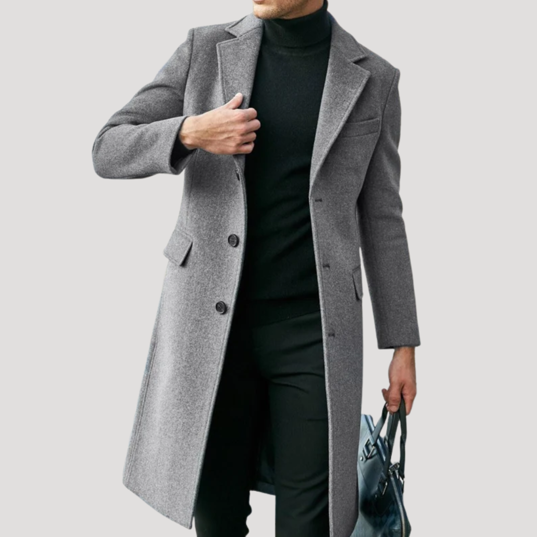 Manteau Long Élégant Homme