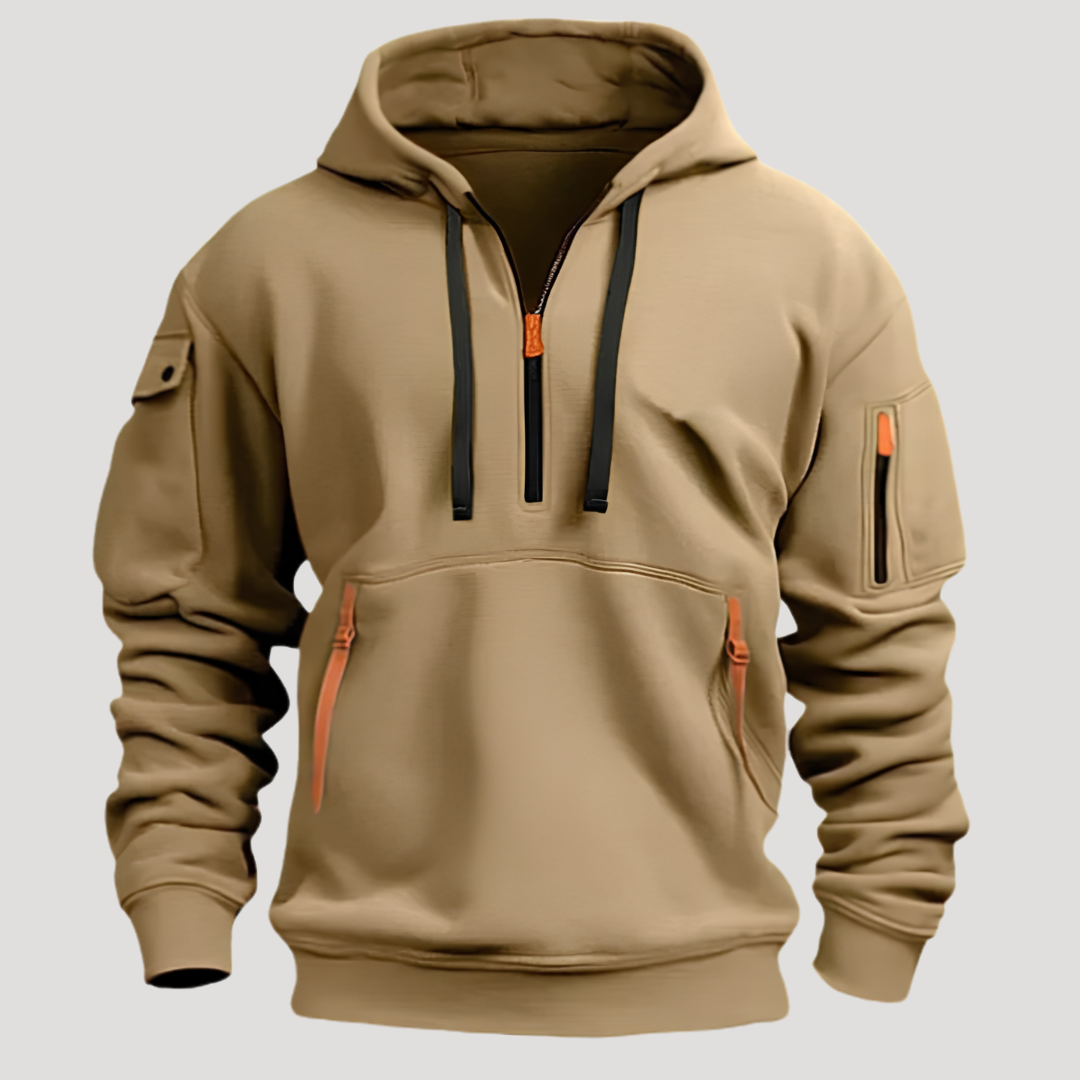 Sweat à Capuche Sport Zippé pour Homme