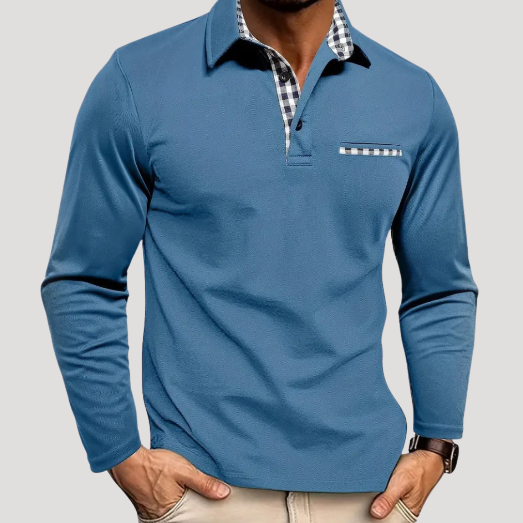 Polo Chic à Manches Longues pour Homme