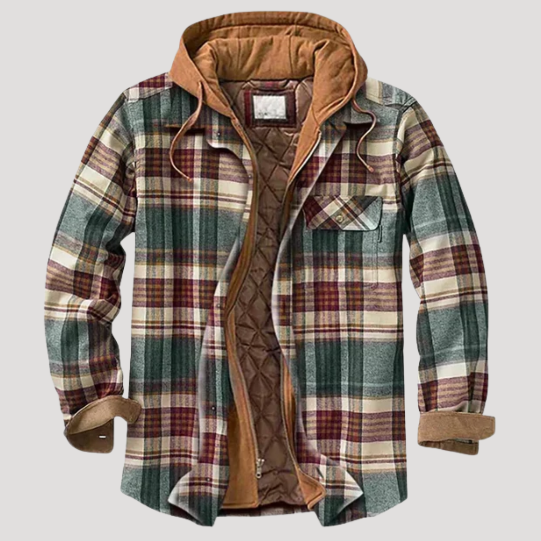 Veste Vintage à Capuche Homme
