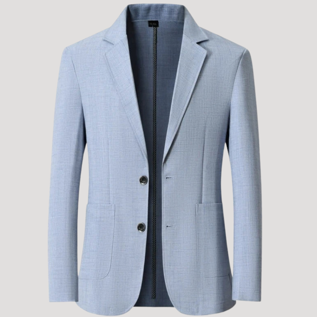 Blazer Structuré à Poches Plaquées pour Homme