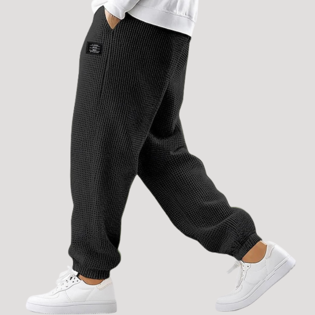 Pantalon Jogger Décontracté Texturé pour Homme
