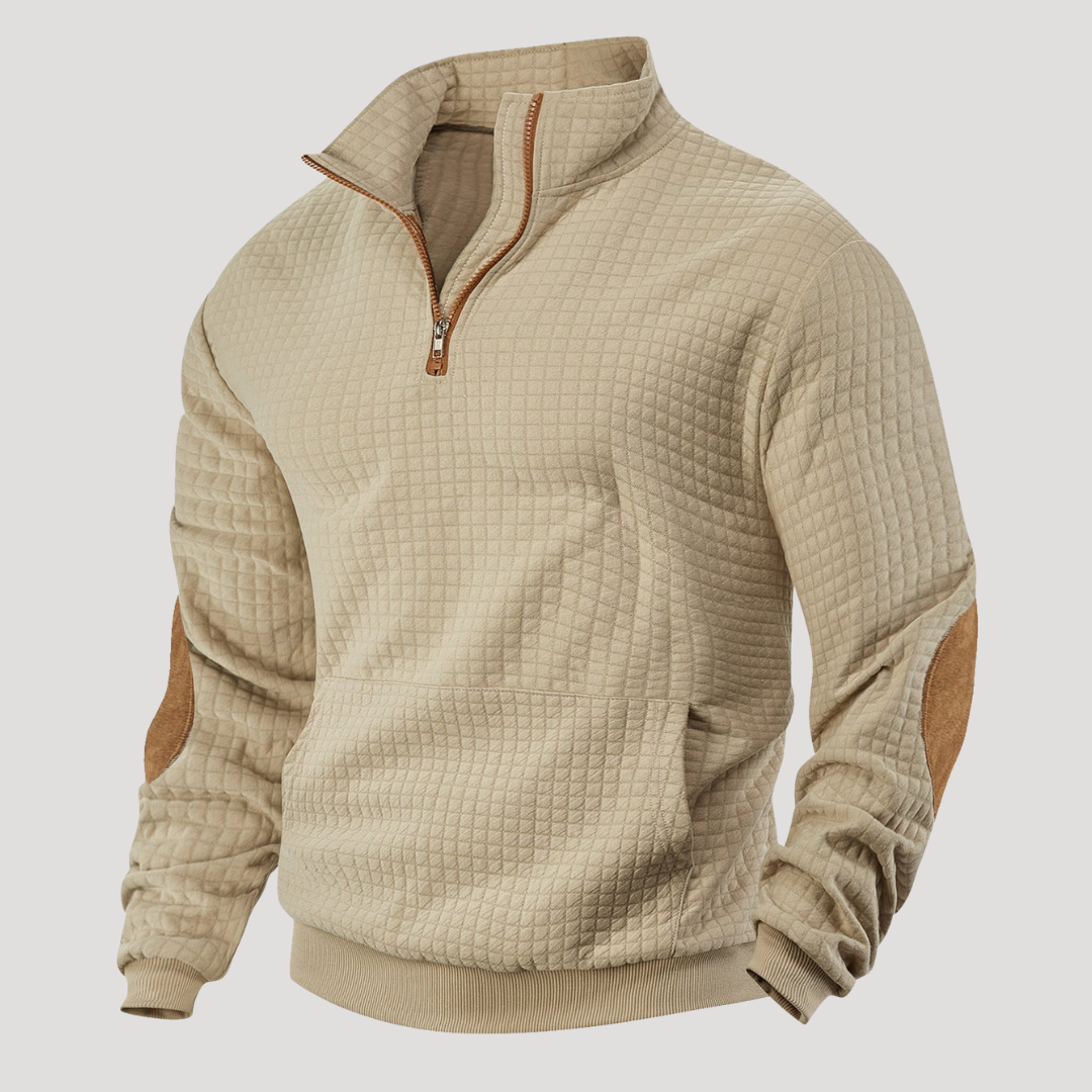 Pull Vintage à Col Camionneur pour Homme