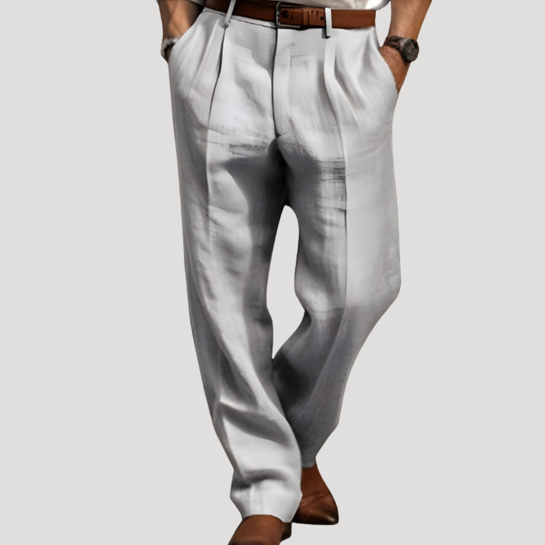 Pantalon Habillé à Pinces pour Homme