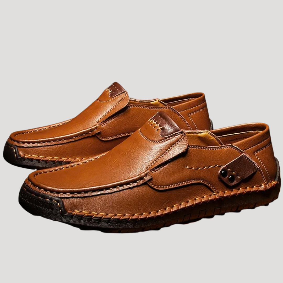 Mocassins Classiques à Bout Rond pour Homme