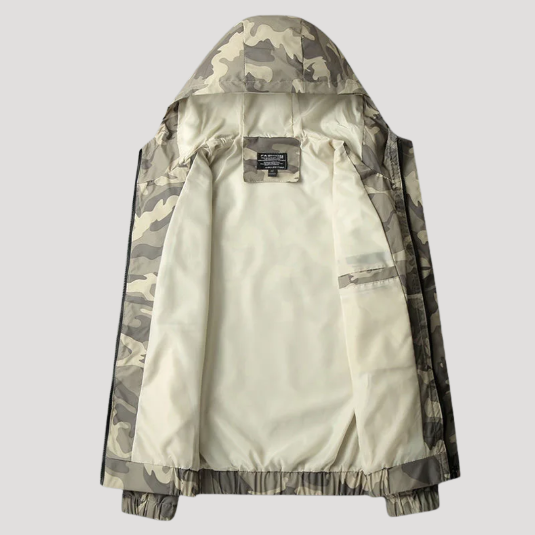 Veste Militaire à Capuche pour Homme
