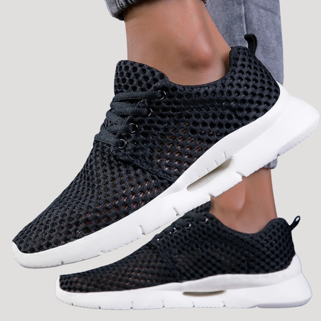 Baskets Basses à Tige en Mesh Ajouré pour Homme