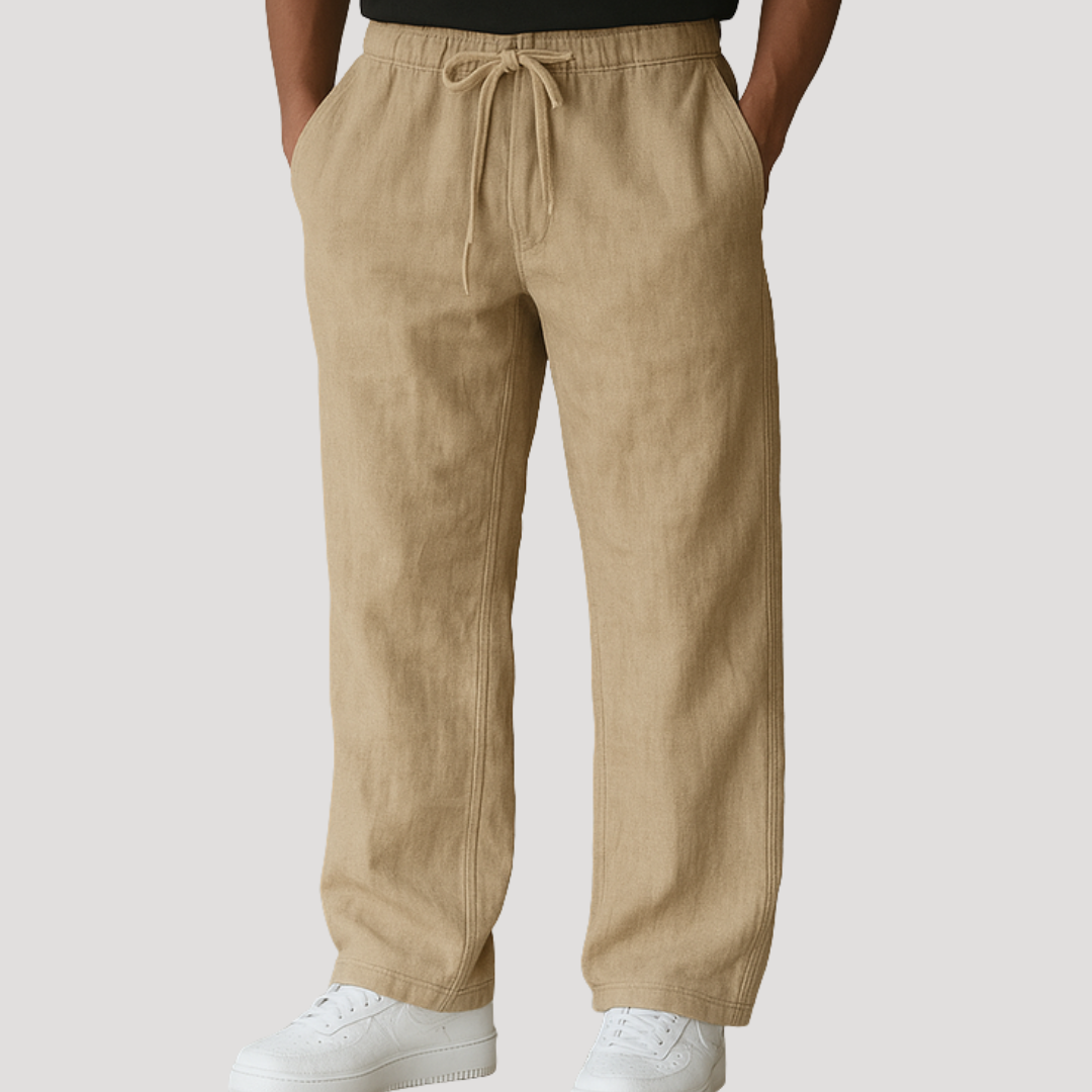 Pantalon Décontracté à Cordon pour Homme