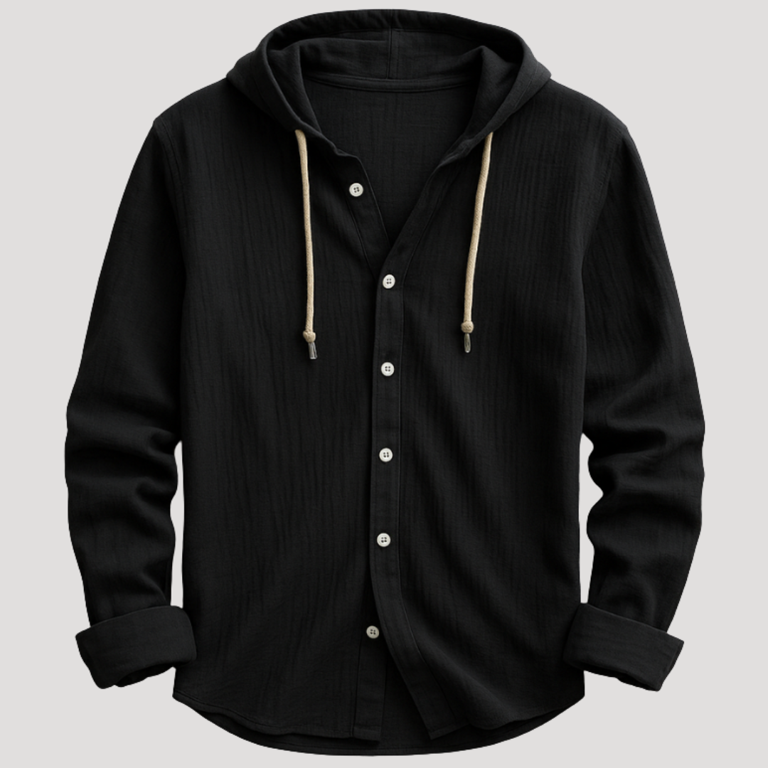 Chemise Décontractée à Capuche pour Homme