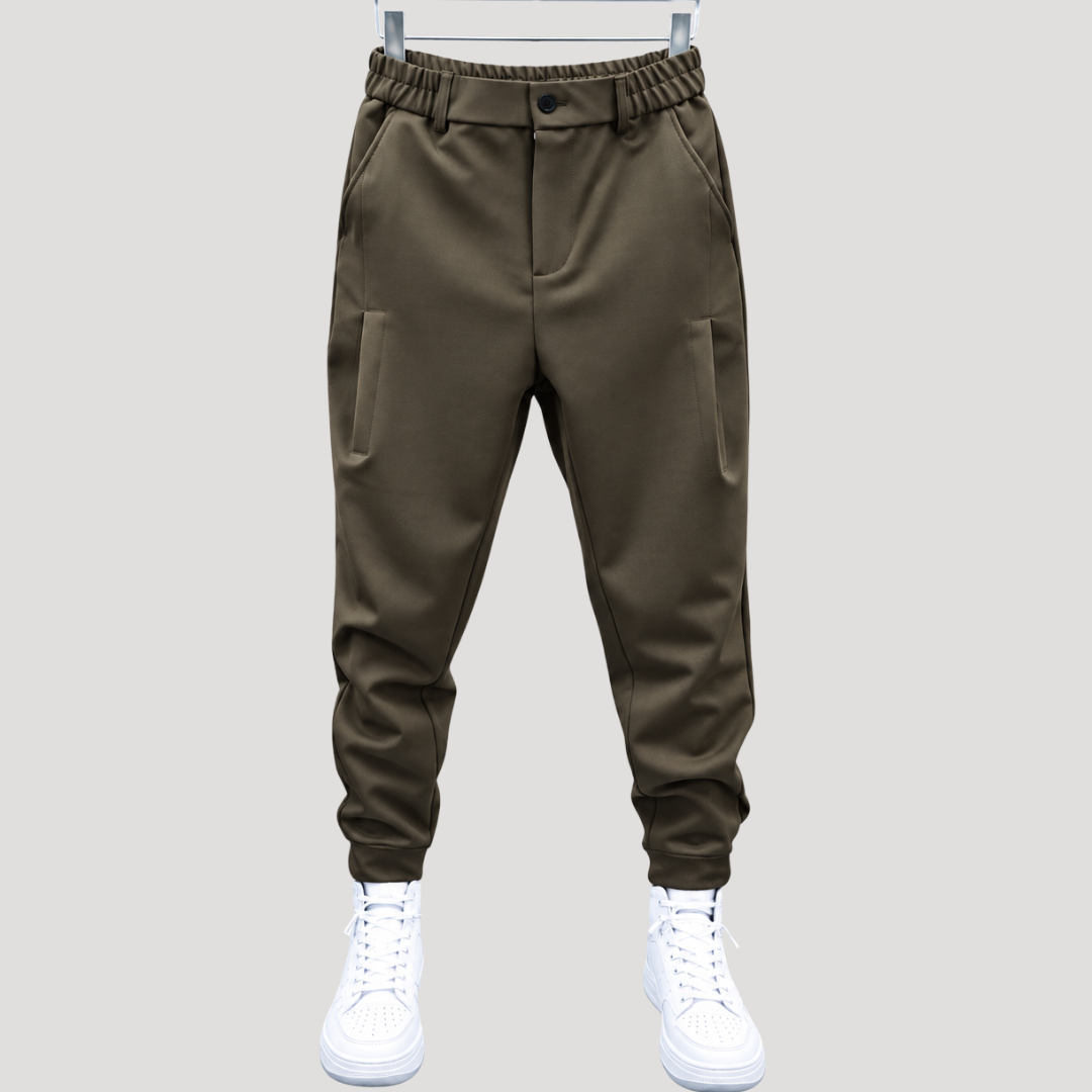 Pantalon Jogger à Pli Nervuré pour Homme
