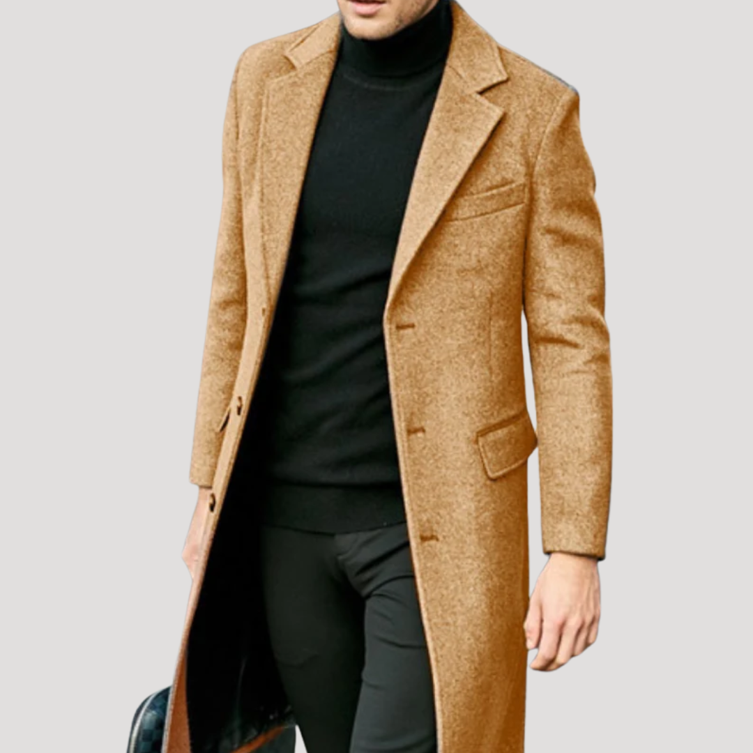 Manteau Long Élégant Homme