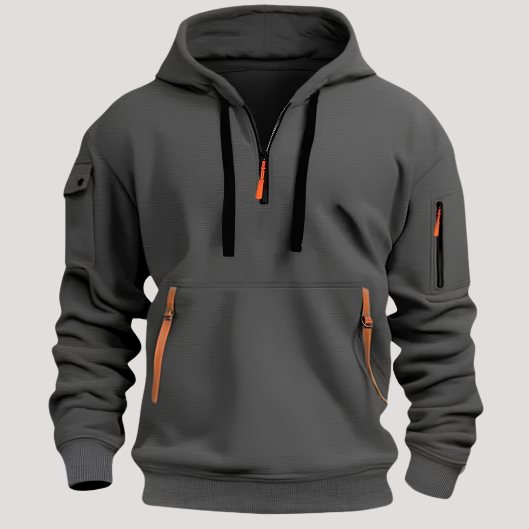 Sweat à Capuche Sport Zippé pour Homme