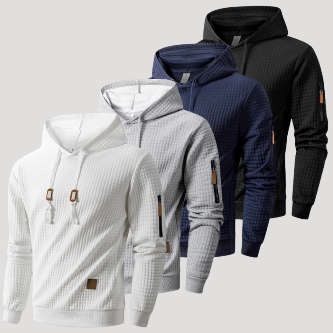 Sweat à Capuche Sport à Poche Zippée pour Homme