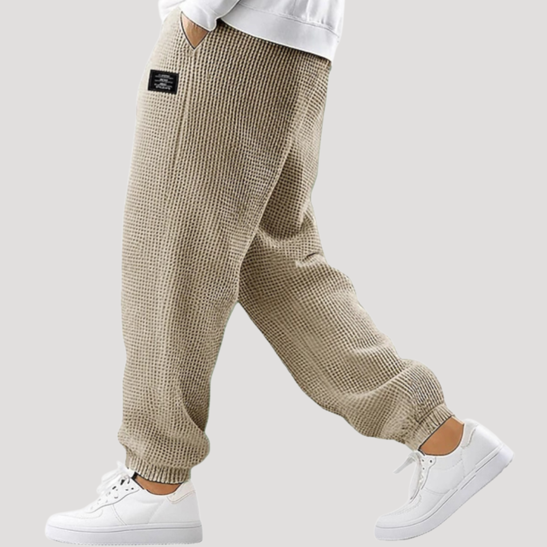 Pantalon Jogger Décontracté Texturé pour Homme