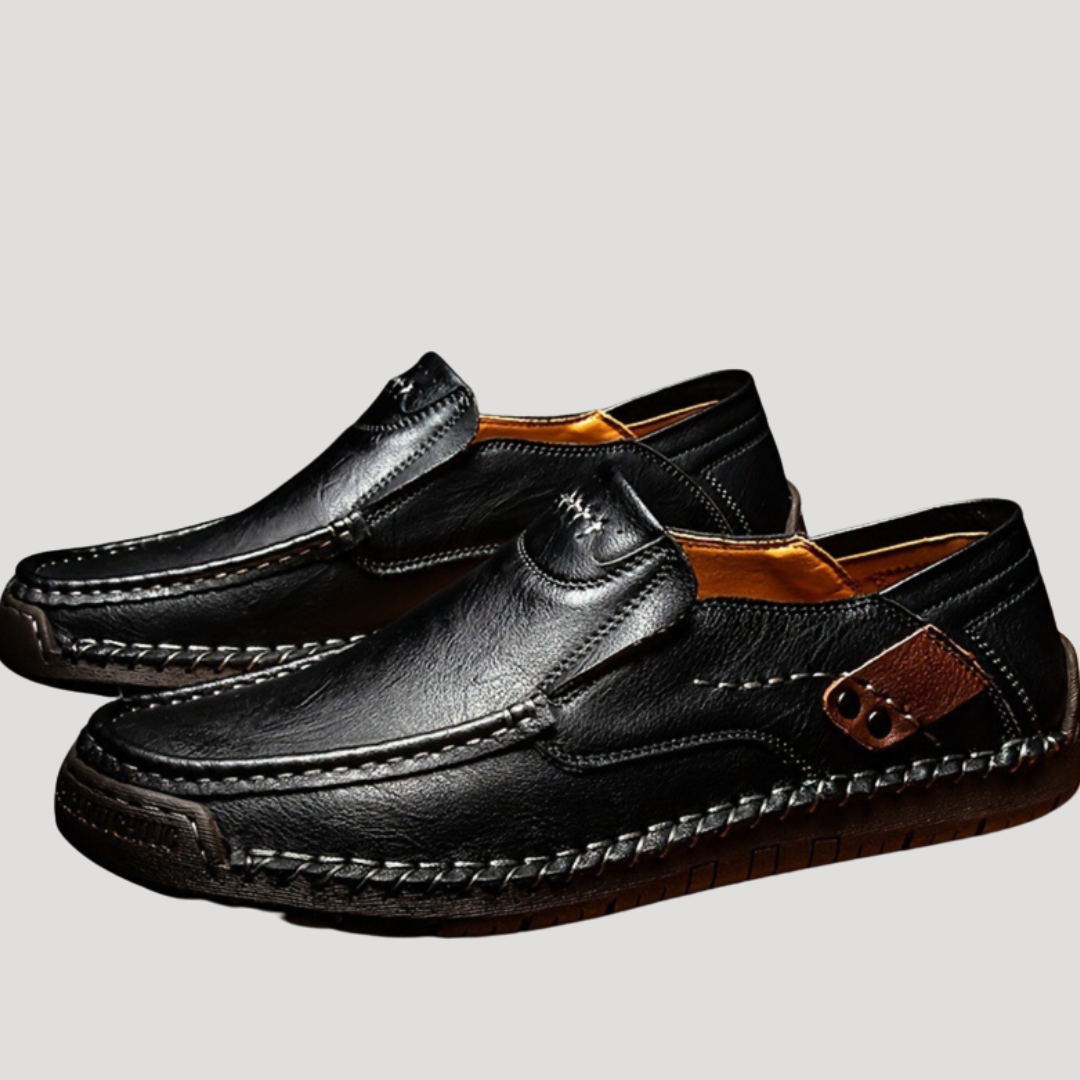 Mocassins Classiques à Bout Rond pour Homme