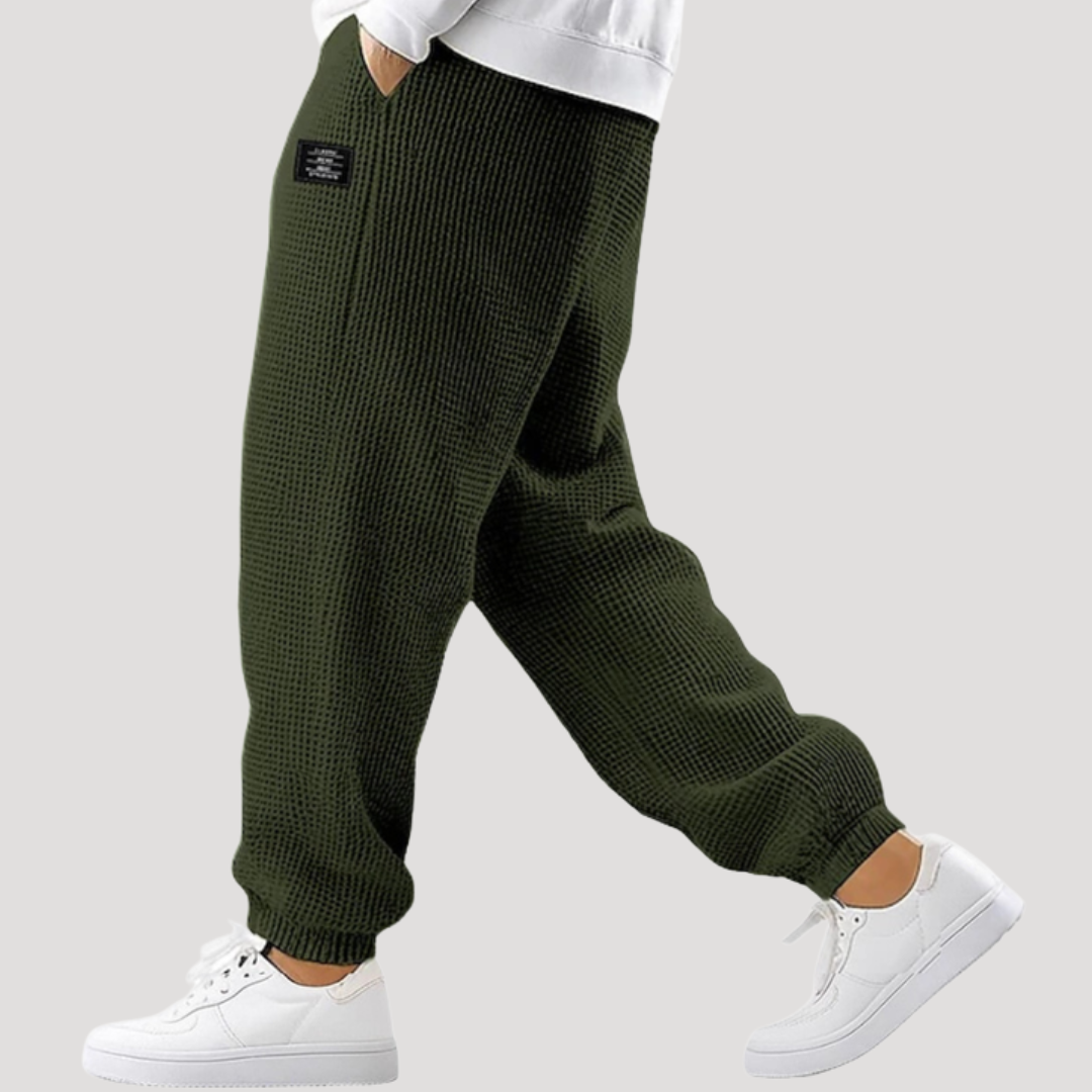 Pantalon Jogger Décontracté Texturé pour Homme