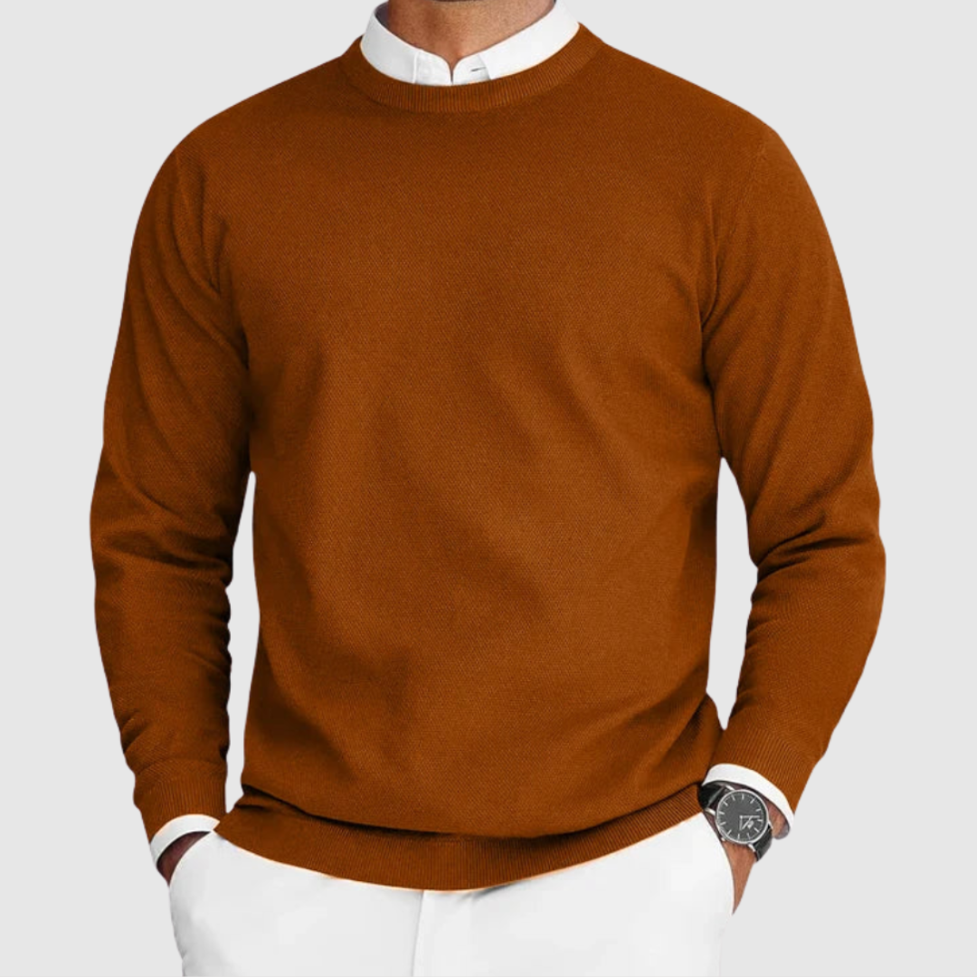 Pull Chic à Col Rond pour Homme