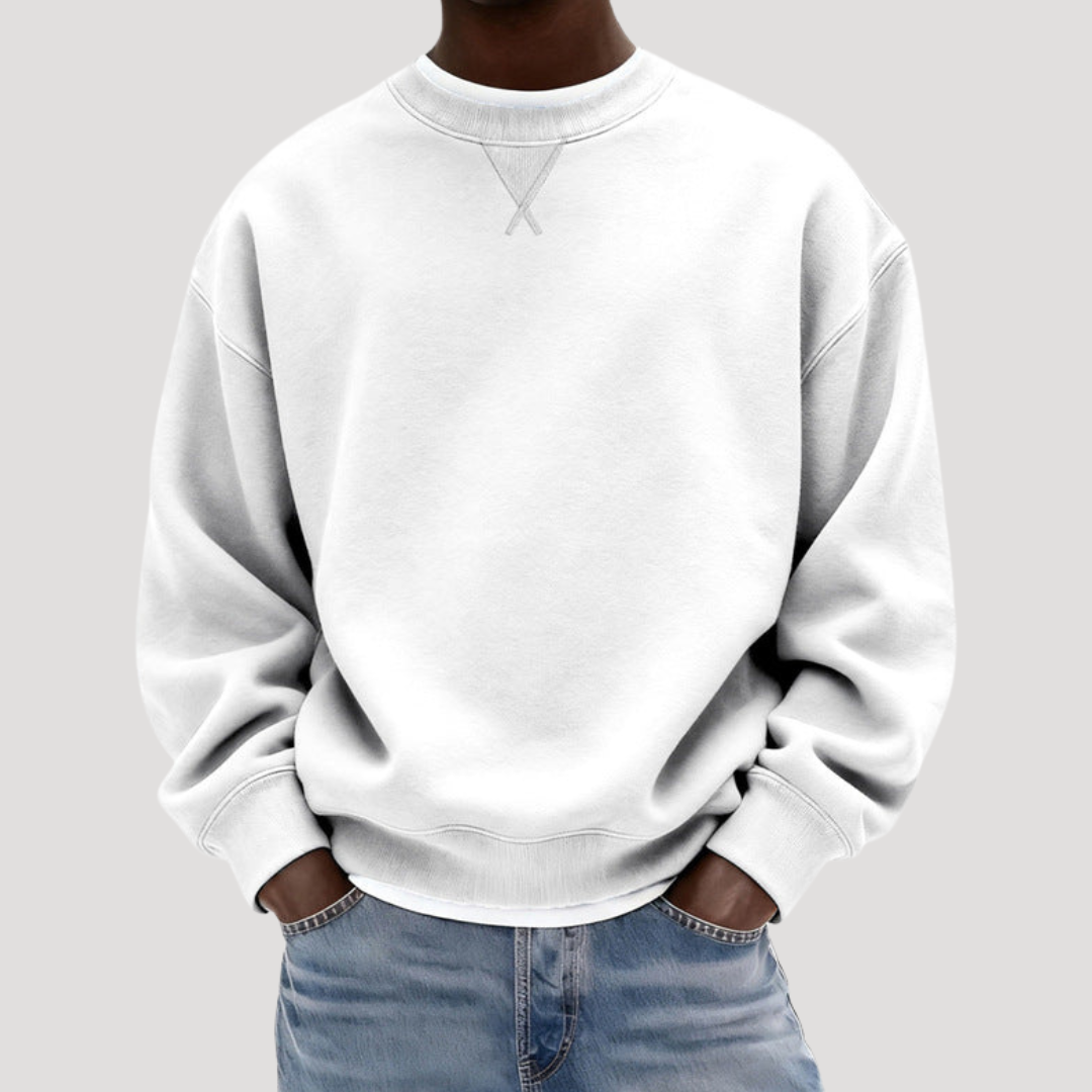 Sweat Vintage Col Rond pour Homme