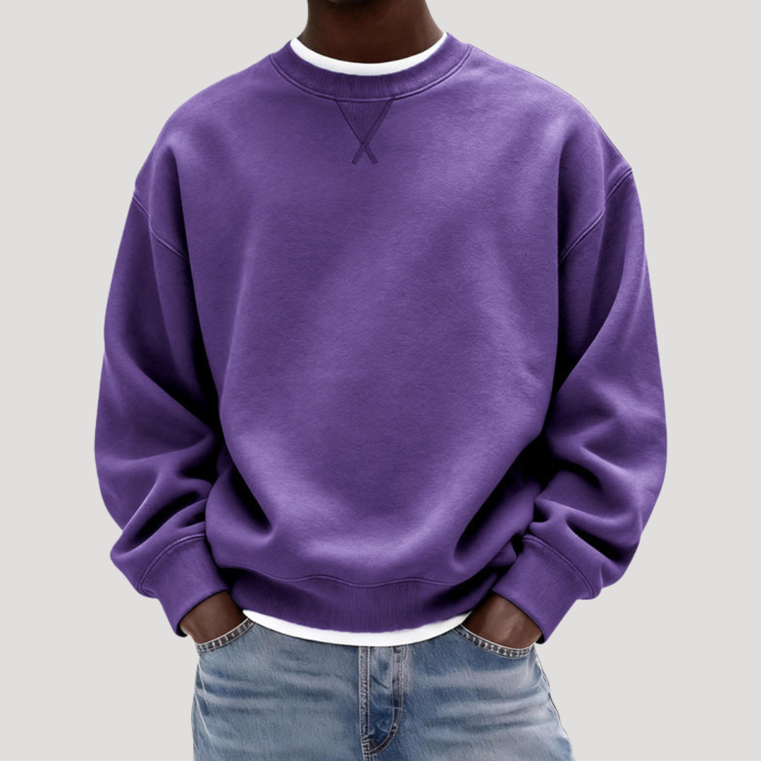 Sweat Vintage Col Rond pour Homme