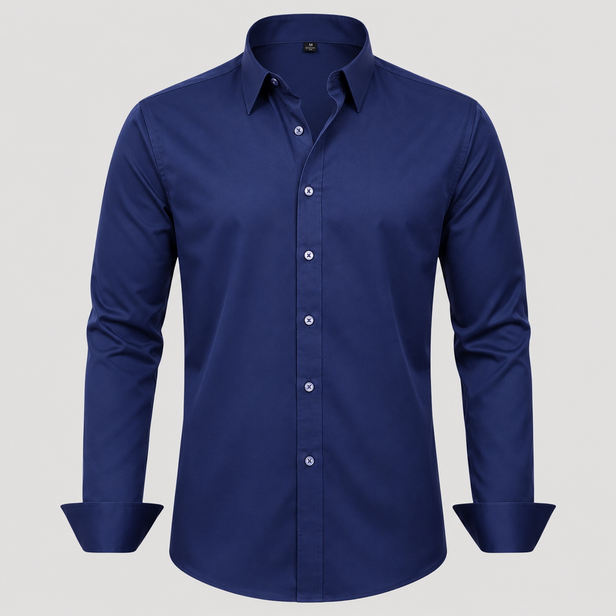 Chemise à Col Français et Poignets Mousquetaires pour Homme
