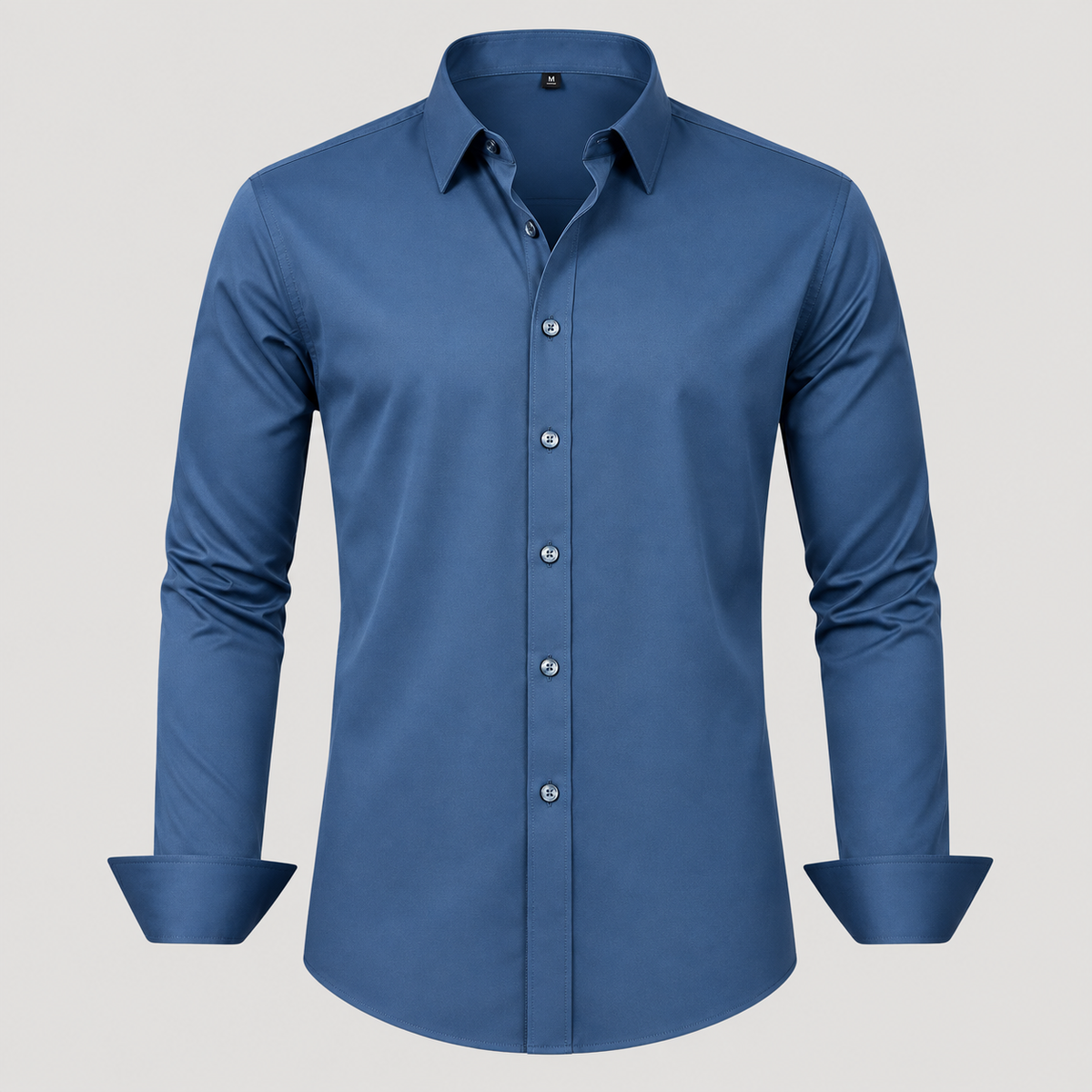 Chemise à Col Français et Poignets Mousquetaires pour Homme