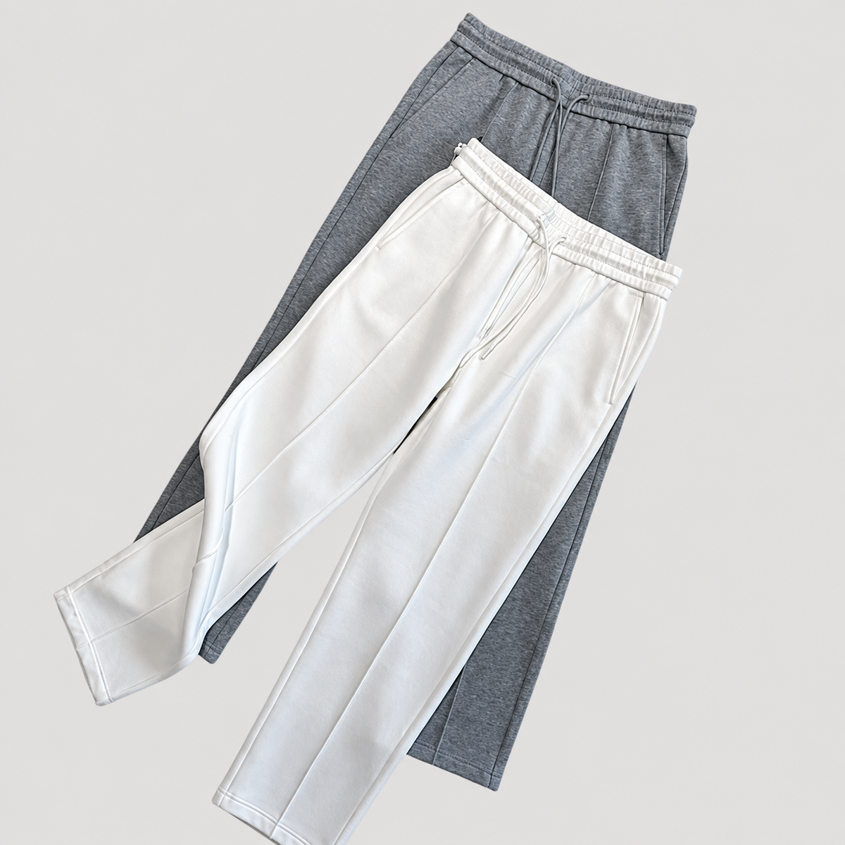Ensemble Jogging à Capuche et Col Henley Boutonné pour Homme