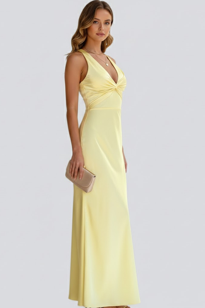 Robe cocktail Femme dos nu à silhouette sirène