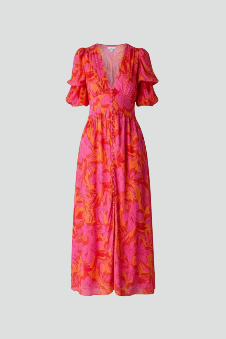 Robe bohème Femme évasée à imprimé floral