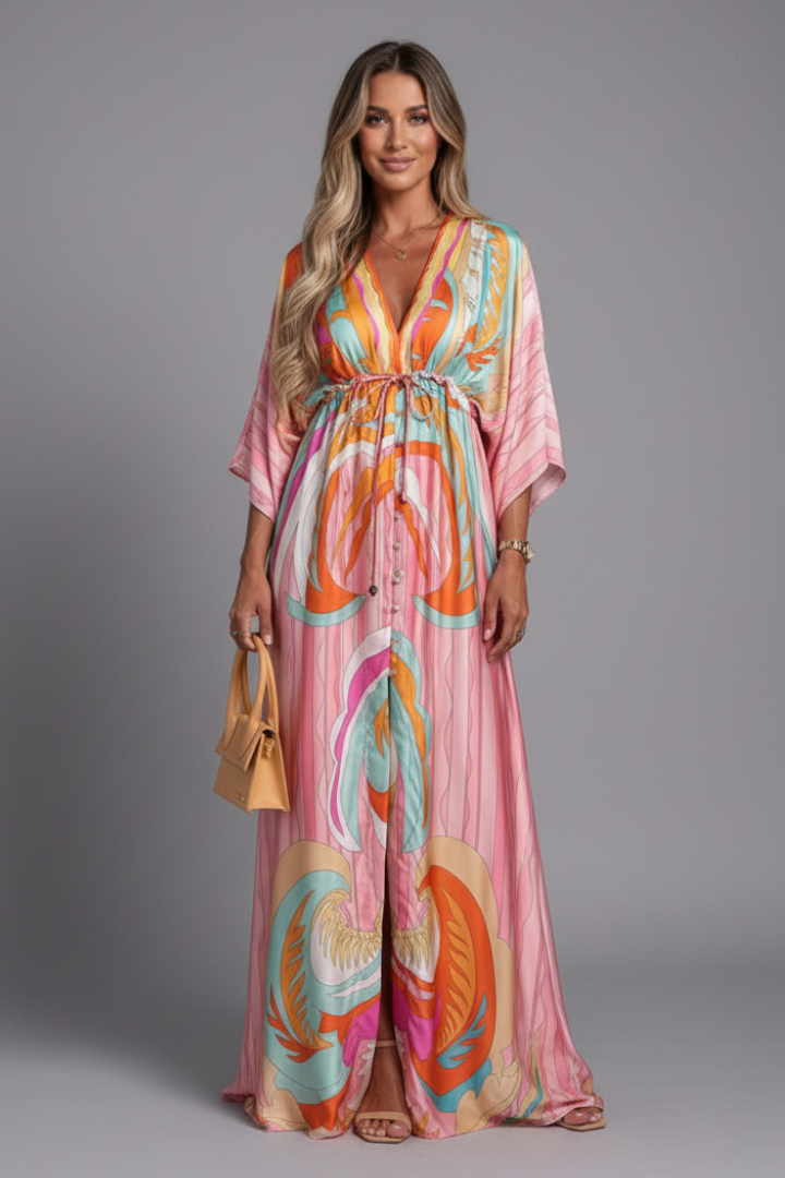 Robe Longue Bohème Chic Femme