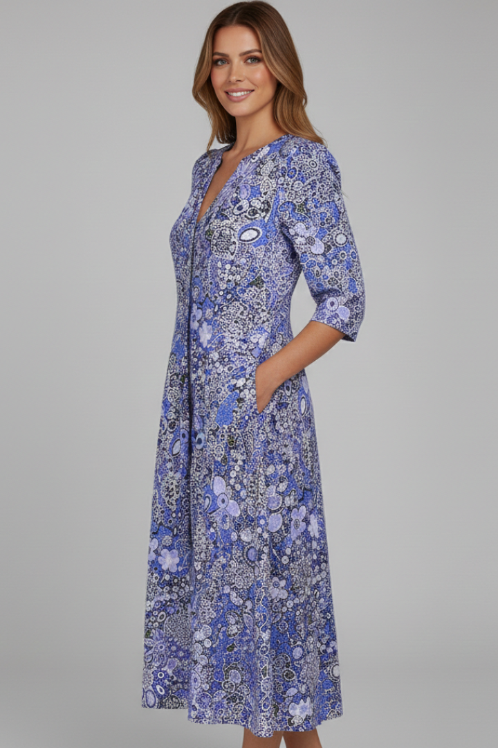 Robe Midi Bohème Chic Fleurie