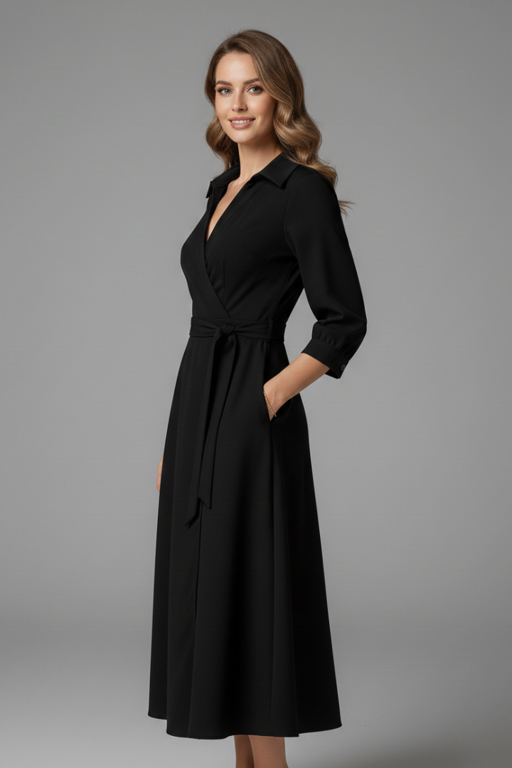 Robe Portefeuille Chic Femme