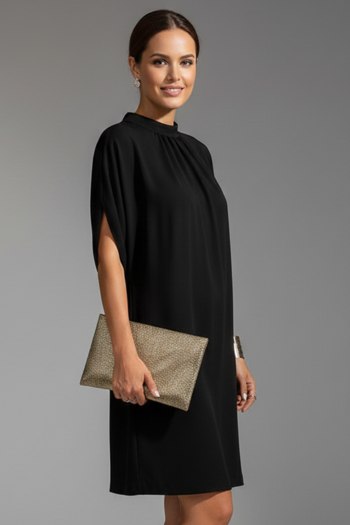 Robe Caftan Femme Noire Décontractée Chic
